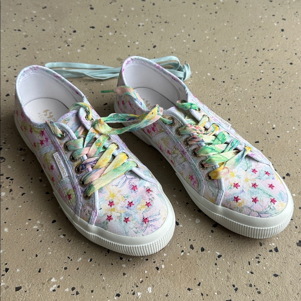 Superga Floral Sneakers x LoveShackFancy
